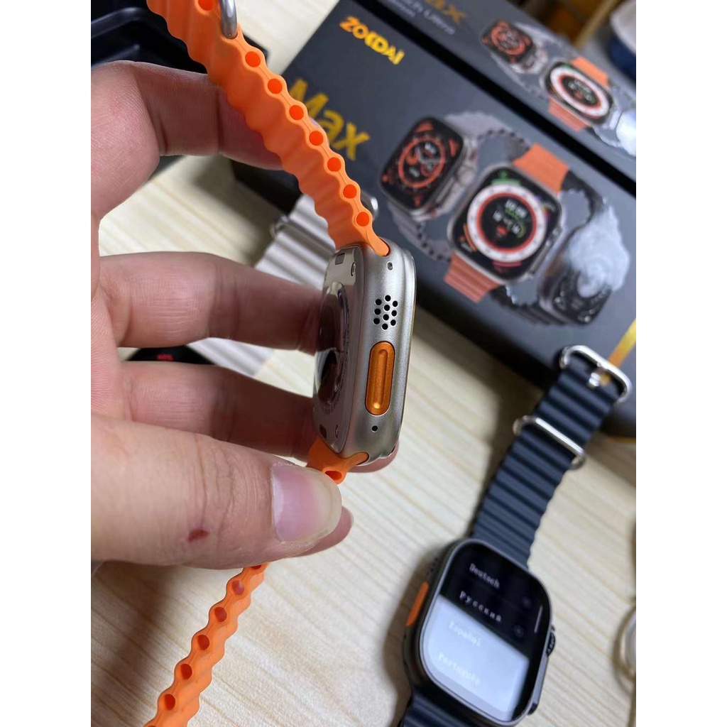 Đồng Hồ Thông Minh IWO TOP 49mm Z8 ultra MAX NFC Hỗ Trợ Sạc Không Dây 8 Bluetooth 2.08inch 380Mah PK MT8 ultra H10 ultra