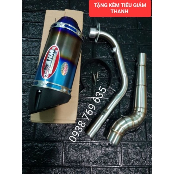 Pô AHM M3 màu full bộ Exciter  Winer Sonic Raider Fi Satria Gsx,wave dream sirius jupiter axelo future