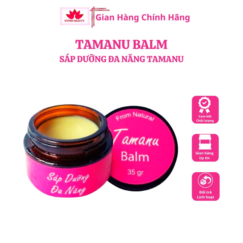 Sáp dưỡng đa năng Tamanu (Sáp mù u) Adeva Noni 35gr, giảm thâm, làm dịu vết bỏng, ngừa khô da, nứt gót chân