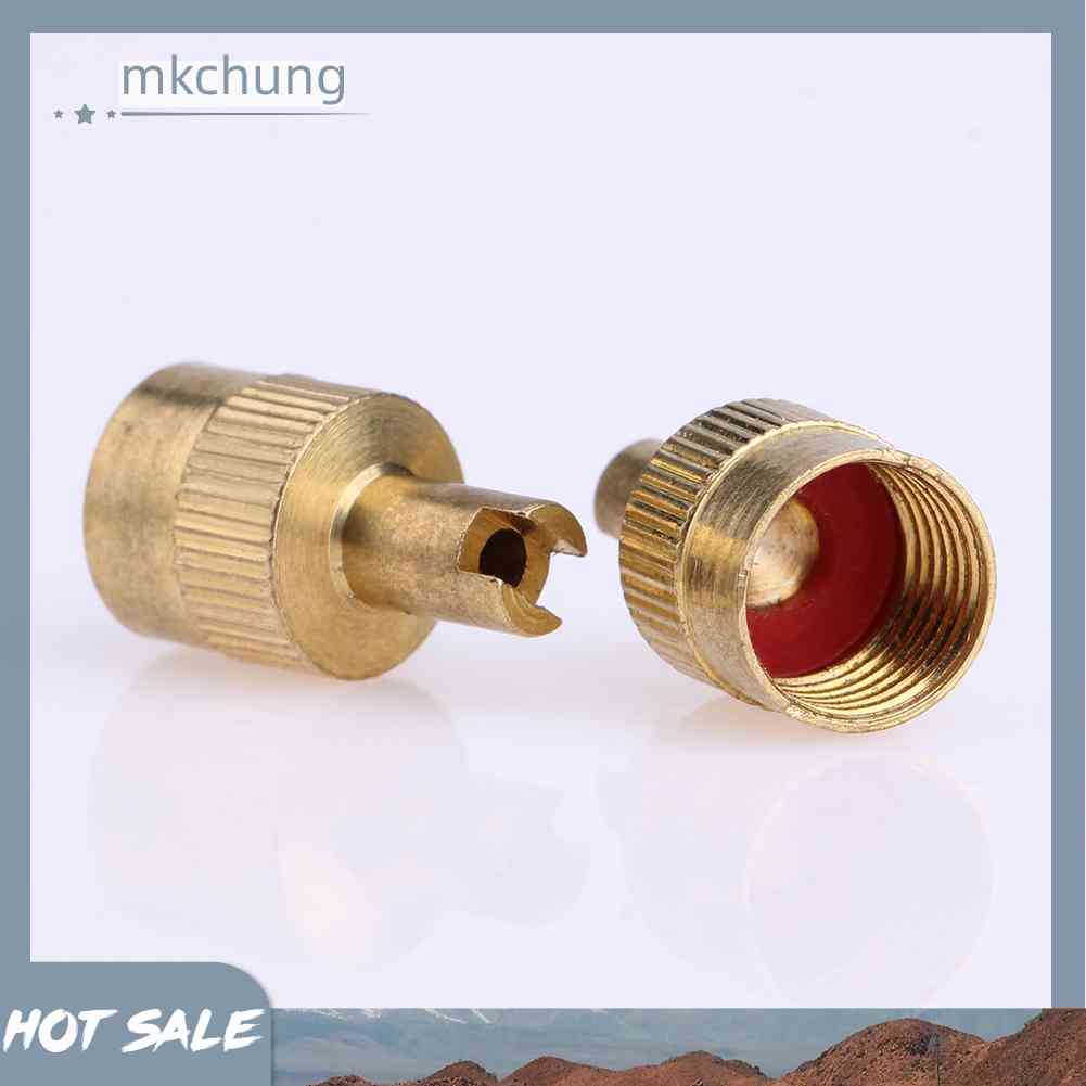 Set 8 Nắp Van Có Rãnh Kèm Dụng Cụ Tháo Lõi Cho Xe Hơi / Xe Máy MKCHU