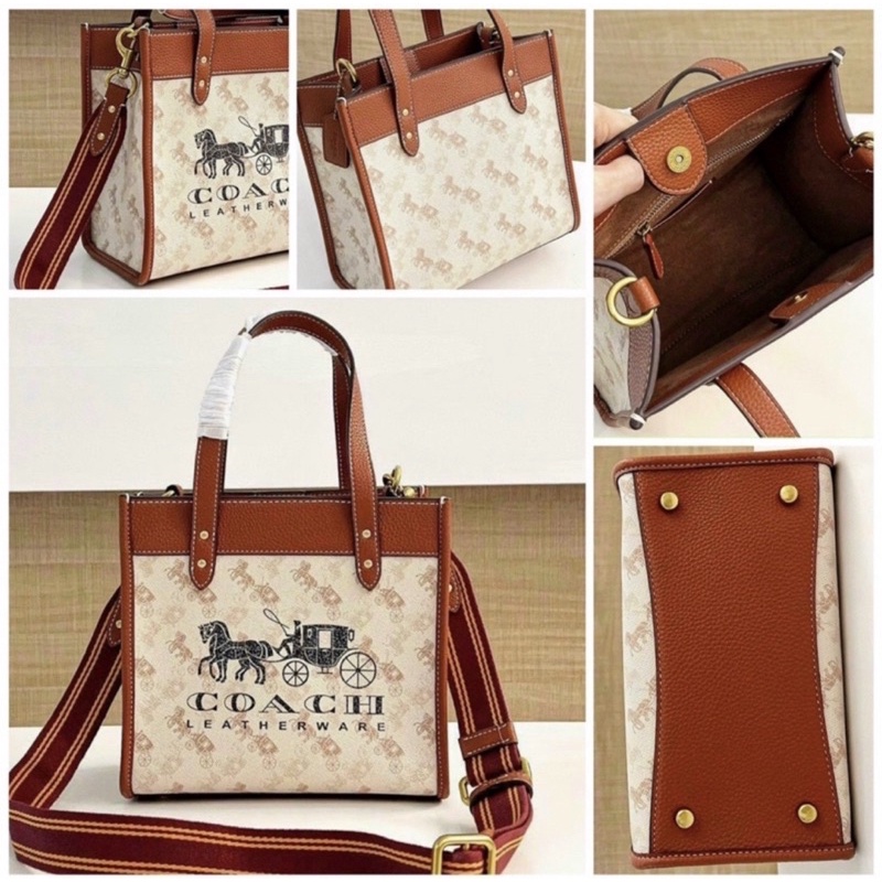 Túi C0ach Field Tote 22 da thật
