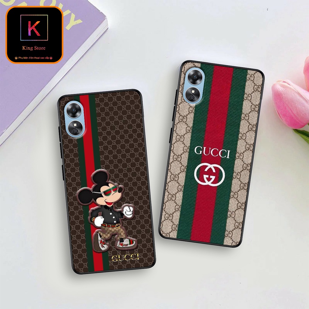 Ốp lưng Oppo A17 - A17k in hình ＧＵＣＣＩcực sang trọng - Chất liệu TPU cao cấp