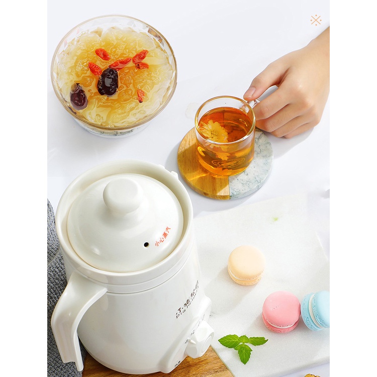 JIASHI Cốc Hầm Thức Ăn Bằng Điện Mini Di Động Tiện Dụng