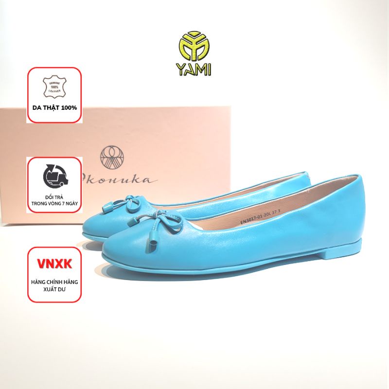 Giày Búp Bê  Full Box, Giày Bệt Thắt Nơ Mũi Tròn, Giày VNXK Chính Hãng Xuất Dư