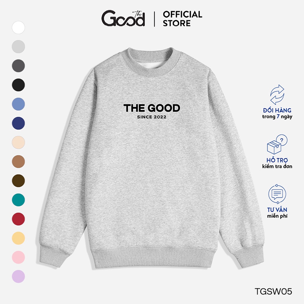 Áo Nỉ Sweater Thời Trang THE GOOD/ Basic Sweater
