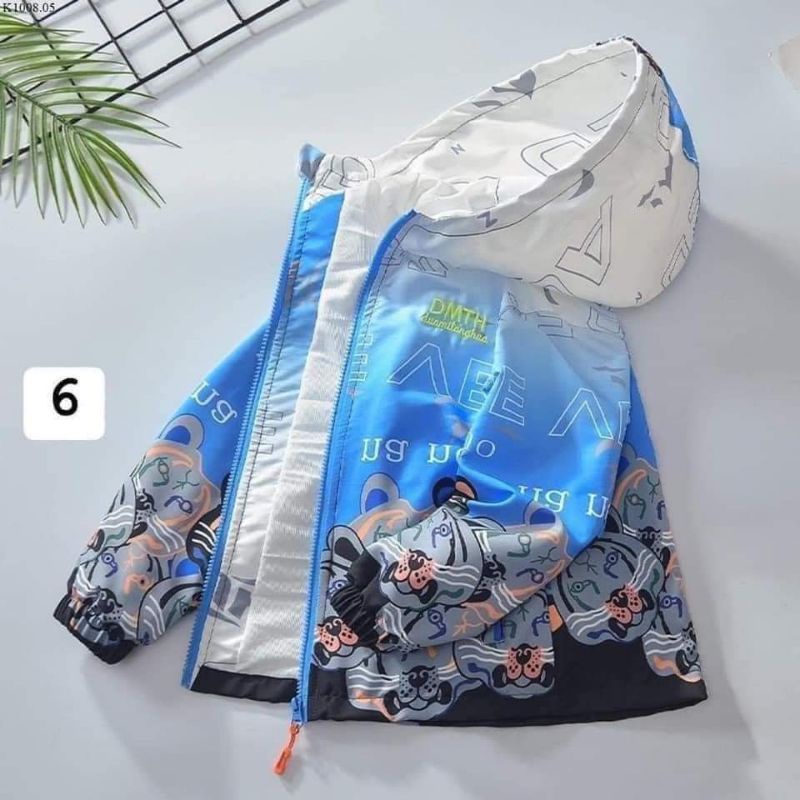 ÁO GIÓ Trẻ Em size Đại dưới 50kg