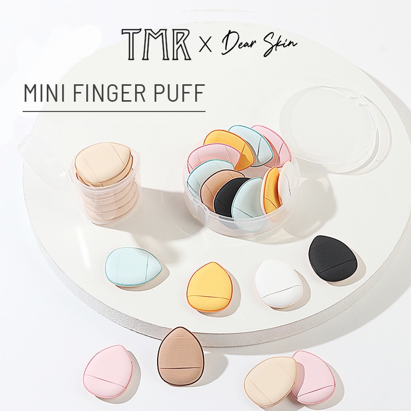 Mút Trang Điểm Mini Finger Puff TMR Mút Tán Kem Nền, Kem Che Khuyết, Cushion