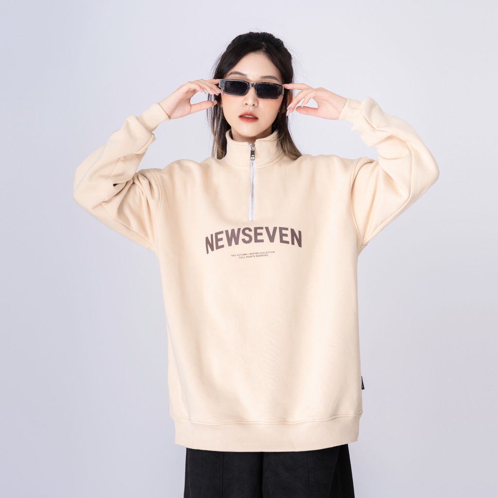 Áo Sweater NEWSEVEN Signature Half-Zip Basic