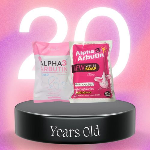 Soap Xà Phòng Tắm Body Trắng Da ALPHA ARBUTIN 3+ Plus 80g - Thái Lan