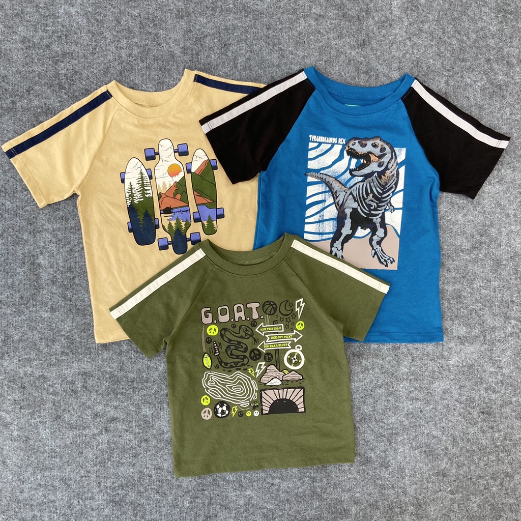 Áo thun bé trai xuất dư garanimal Place 1 - 5 tuổi áo thun cho trẻ em thun cotton cao cấp - ATGA