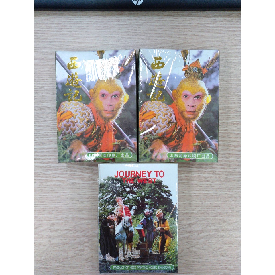 Bộ thẻ bài TÂY DU KÍ TÔN NGỘ KHÔNG 54 lá in hình khác nhau