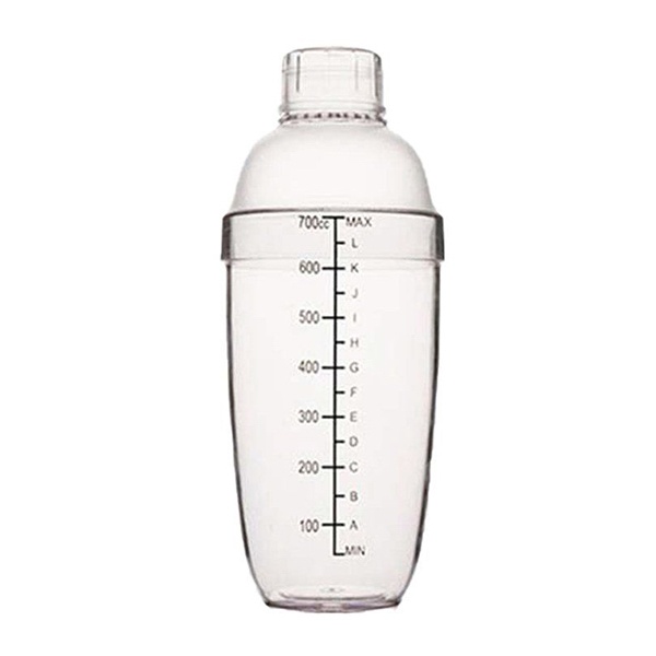 Bình lắc  nhựa chia vạch đen 350ml-500ml-700ml-1000ml