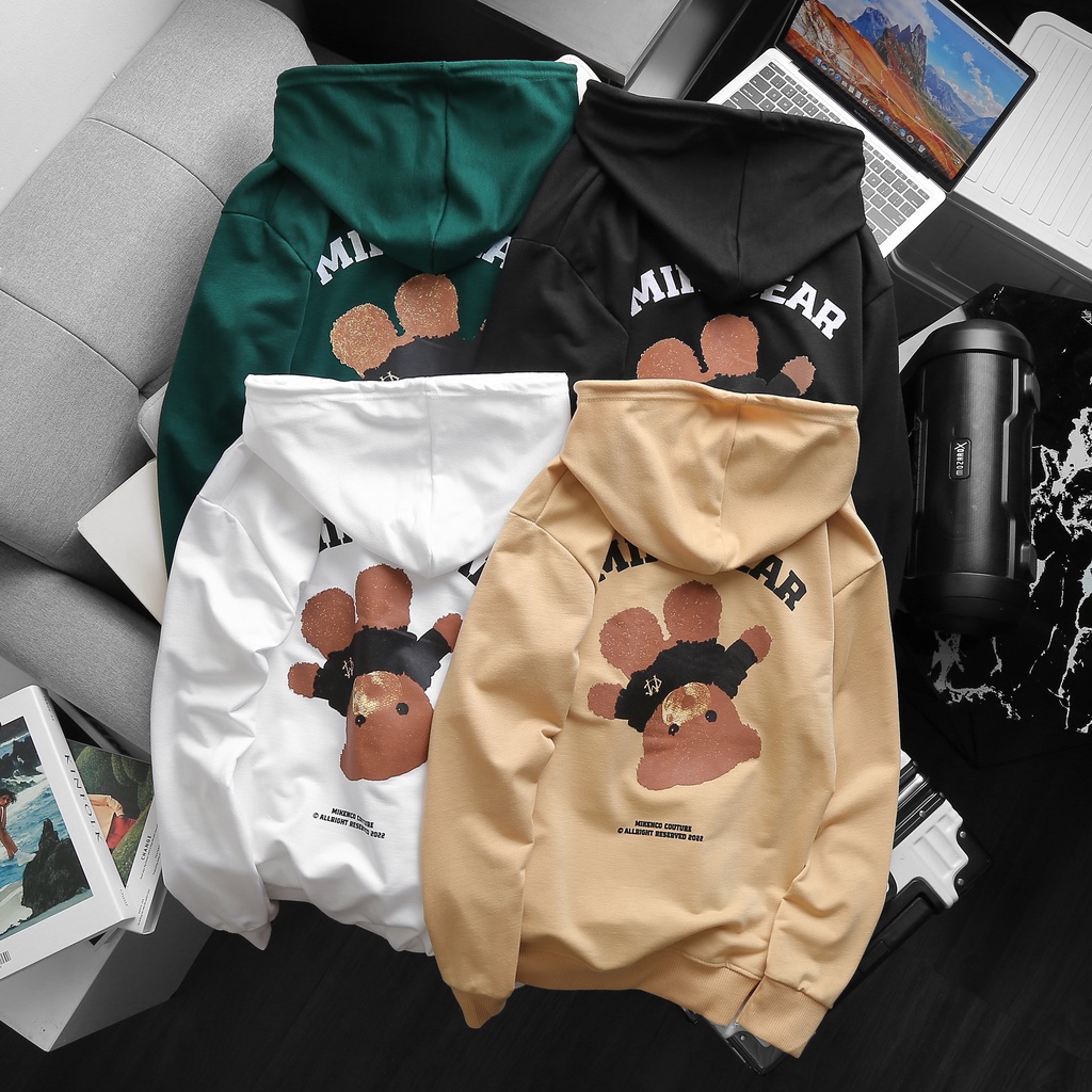 Áo nỉ hoodie thu đông nam nữ tay dài cổ tròn In logo họa tiết siêu hot TB1117