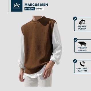 Áo ghi lê gile len nam cổ tròn chất cao cấp marcus men