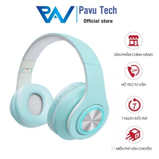 Tai Nghe Bluetooth Chụp Tai B39 Gập Gọn Không Dây Đèn LED Âm Bass Siêu