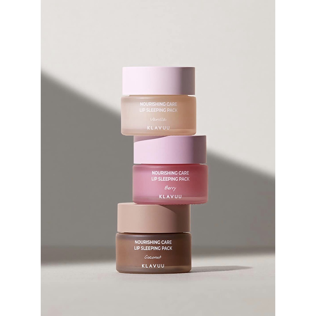 Mặt nạ ngủ môi Klavuu Nourishing Care Lip Sleeping Pack Vanilla 3g