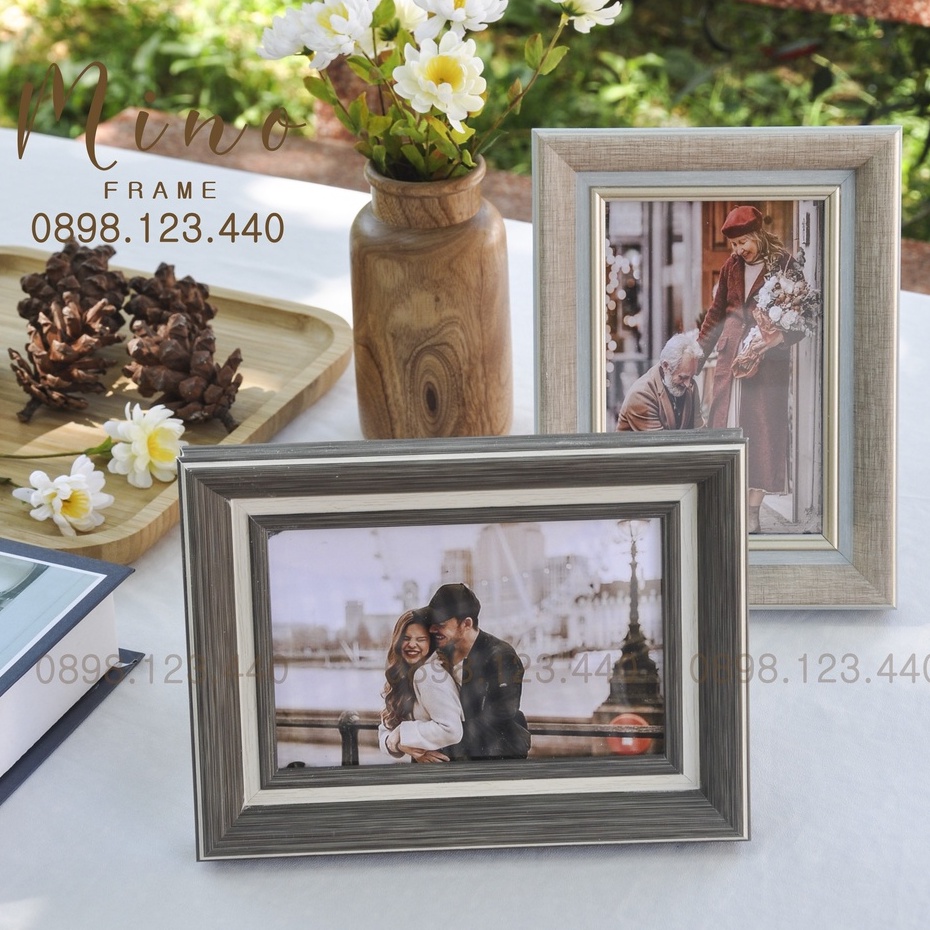 Khung Ảnh Gỗ Nhiều Kích Thước Trang Trí Phòng Khách, Phòng Ngủ Mino Frame