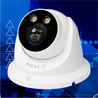 Camera IP J-Tech UHDP5283DL (4MP/Human Detect/FaceID/ PoE/ F.Color) bao gồm adapter