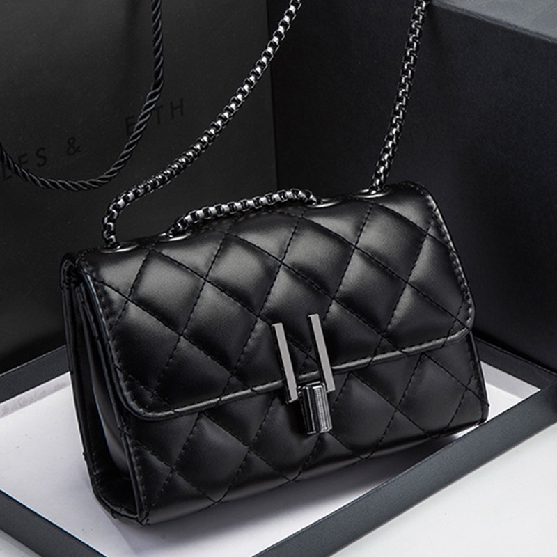 Túi Đeo Chéo Dây Xích Hình Thoi Nhỏ Thời Trang Cho Nữ