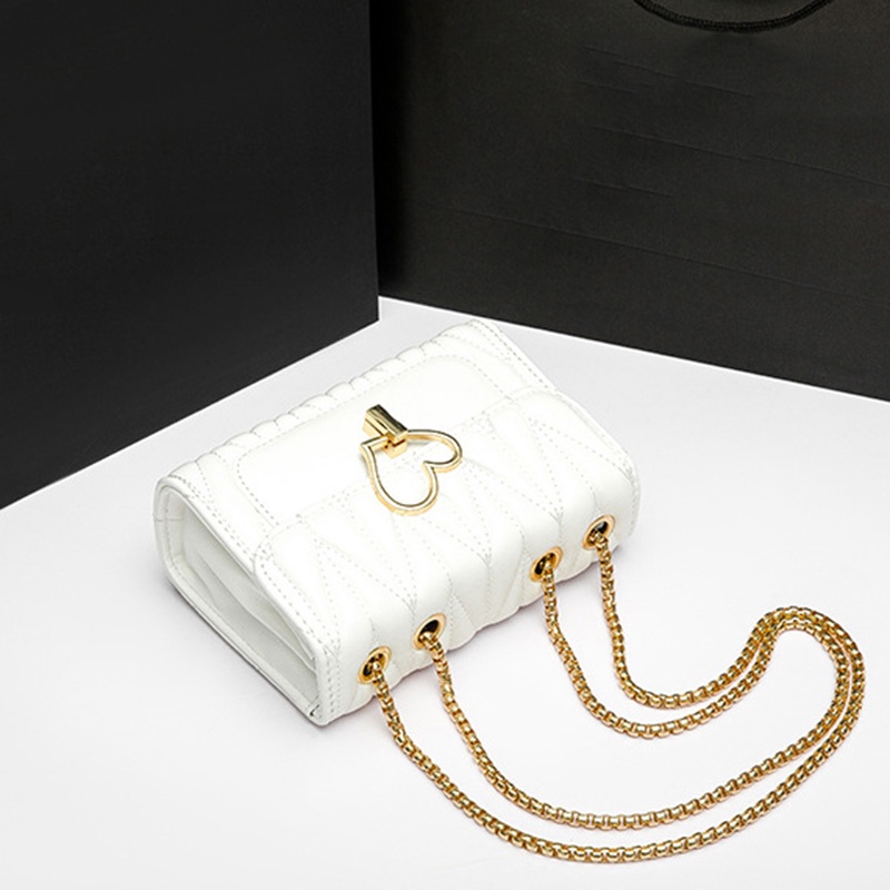 Túi Đeo Chéo Dây Xích Hình Thoi Thời Trang Cho Nữ