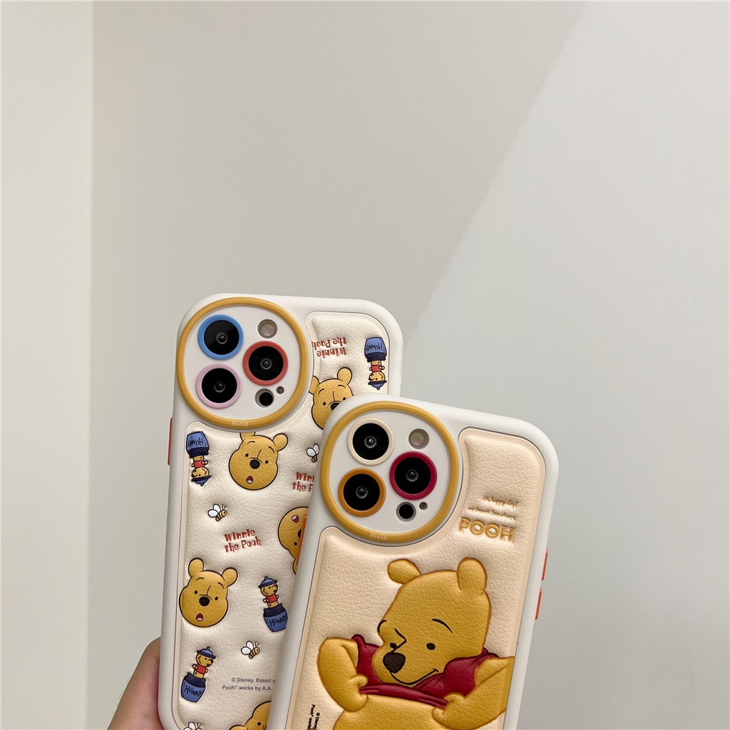 Ốp Điện Thoại Da Viền tpu Dẻo In Họa Tiết Hoạt Hình Góc Tròn Cho iphone 15 pro max 14 pro max 13 pro max 12 pro max