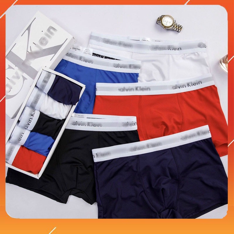 [ Quần Lót Nam CK Đùi Boxer Quần Sịp Nam Cao Cấp Hàng Nhập ] Chất Cotton Siêu Thấm Hút Mồ Hôi Và Co Giãn 4 Chiều