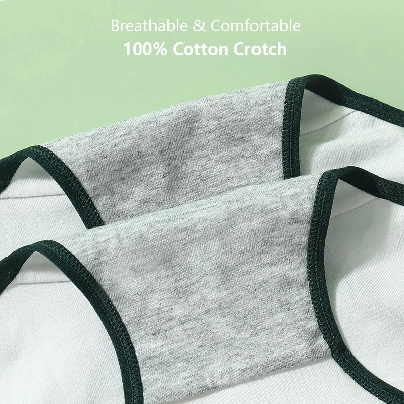 Quần lót cotton LEVAO lưng cao in họa tiết dễ thương cho nữ