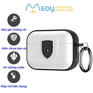 Case Airpods Pro 2 Khiên Bảo Vệ Có Nút Gài cho tai nghe airpod 3/Pro/Pro 2, Viền chống sock, Nút reset nổi