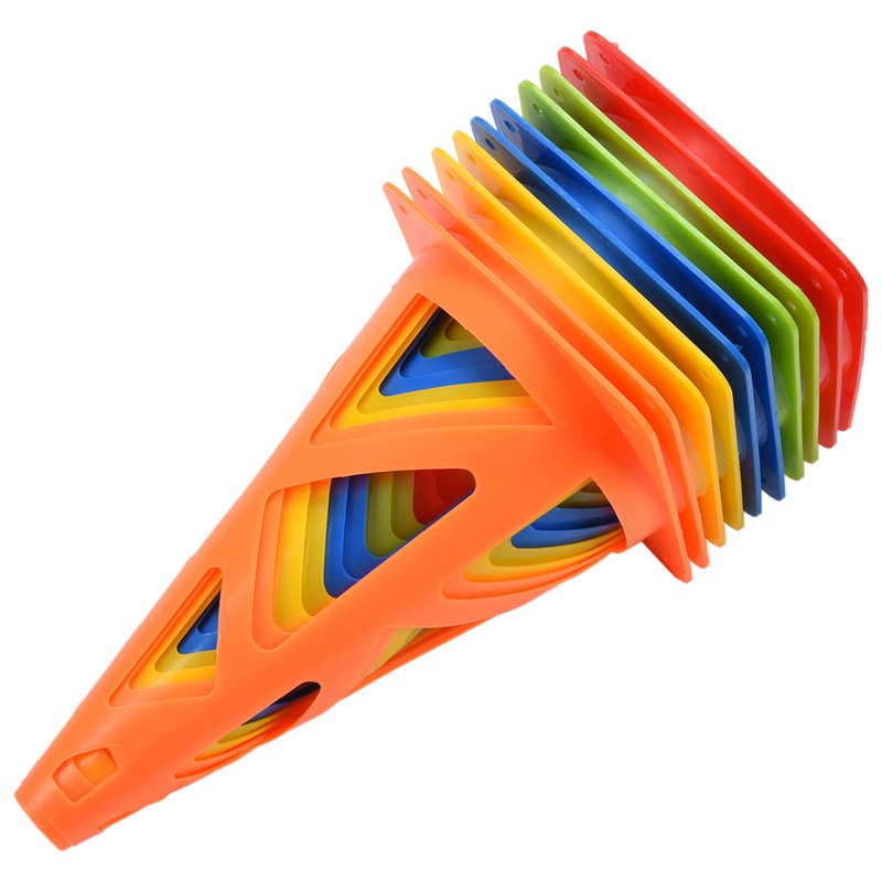 Dụng Cụ Đánh Dấu Tránh Gió Hình Nón Có Thể Gấp Lại Hỗ Trợ Luyện Tập Đá Banh / Bóng Rổ /