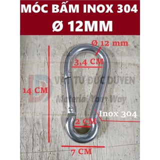 Móc xích bấm inox 304