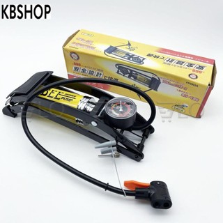 Bơm đạp chân xe máy 1 ống bee fp0902a cho xe đạp, xe hơi cao cấp