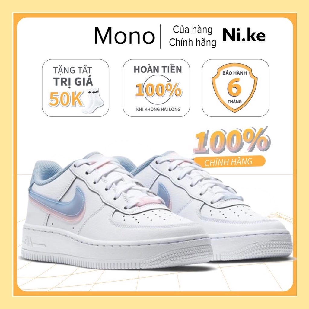 Giày af1 thể thao nam nữ sneaker_nike Air Force1, giày vệt xám lv8 vệt nâu Bản Trung Full Box Bill hót [ tăng tất ]