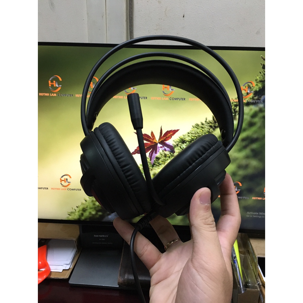 Tai nghe chụp tai Lenovo G30 LED kết nối cổng USB - Chính hãng