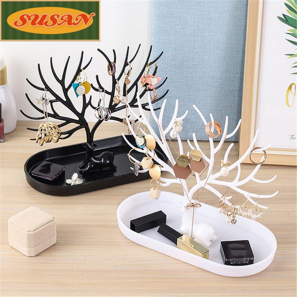 Giá đỡ trưng bày trang sức hình hươu nhiều màu thời trang