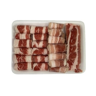 - Set lẩu ba chỉ bò và ba chỉ heo nhúng 500g