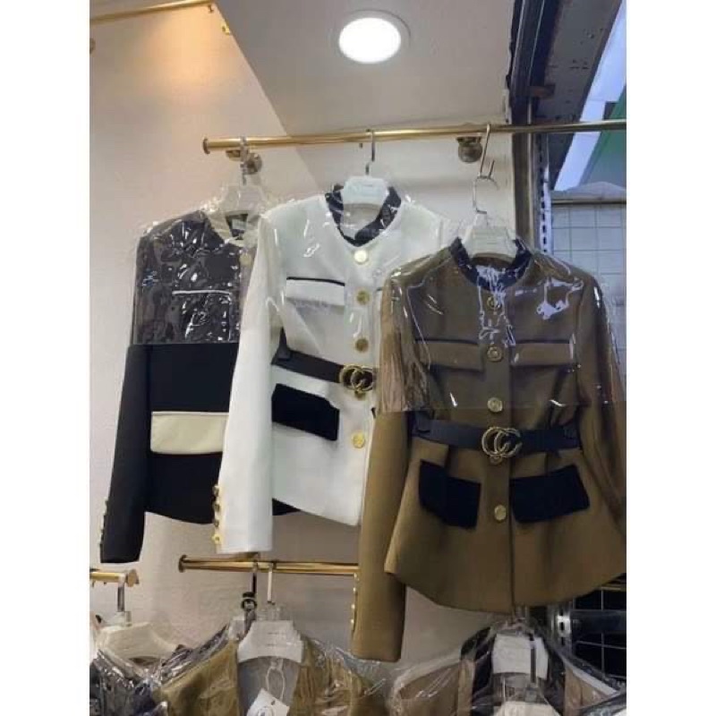 Áo khoác nâu tây Youmi sang chảnh size M=S