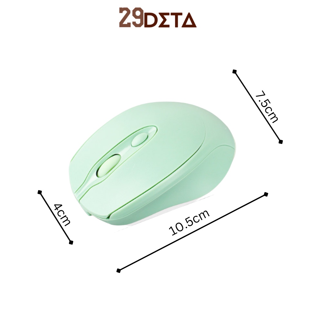 Chuột bluetooth máy tính không dây silent sạc pin 29deta  chuột thích hợp cho macbook pro, điện thoại, laptop không ồn | BigBuy360 - bigbuy360.vn