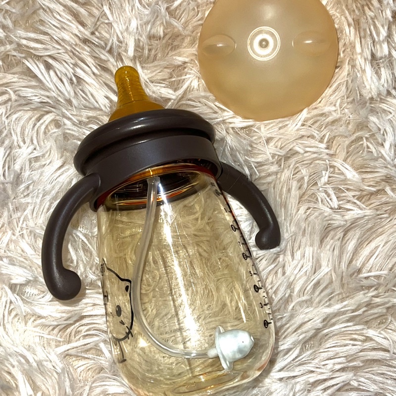 Bình Sữa PPSU hình mèo Kitty 240ML/300ML Cổ Rộng