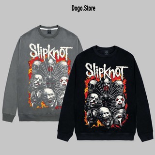 Áo Nỉ bông Sweater Slipknot ĐỎ Dogo Store , áo sweater nam nữ nỉ bông cotton