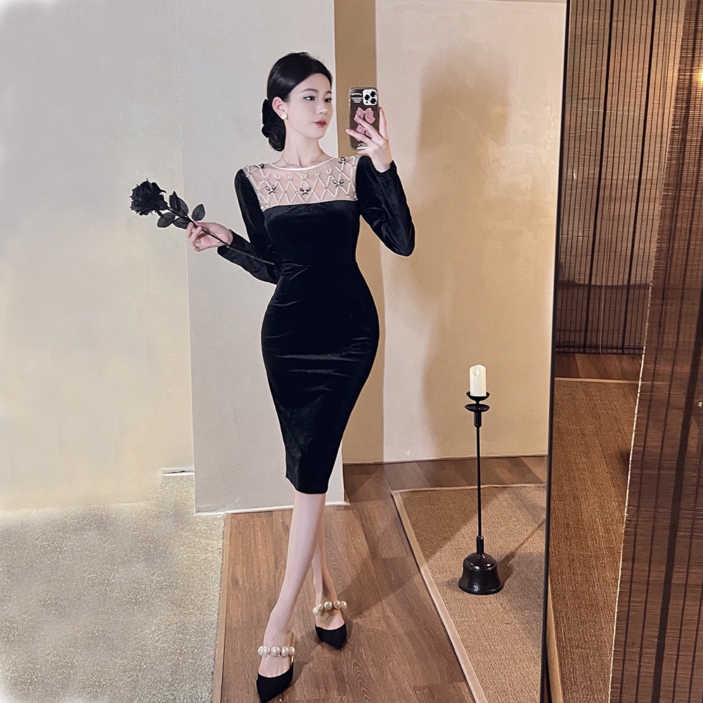 Áo Nữ Tay Dài Đính Nơ Thời Trang Quyến Rũ