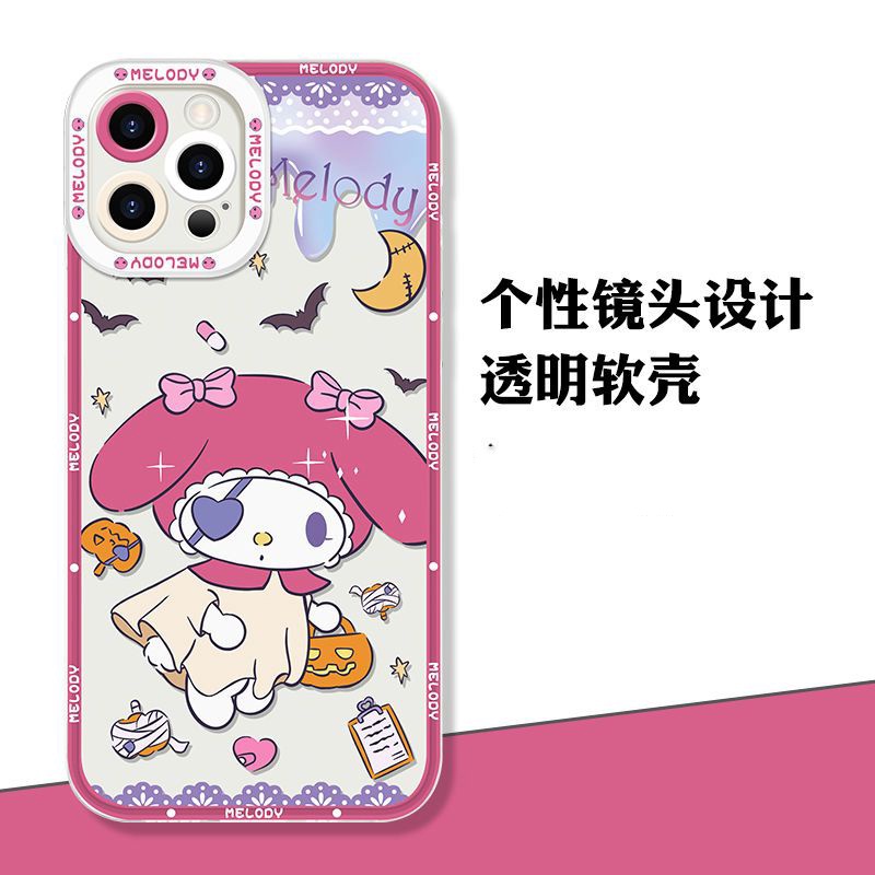 SANRIO Ốp Điện Thoại TPU Mềm Chống Sốc Hình Melody hello Kitty Cho IPhone 14 12 PRO mini 11 PRO Max 13 PROMAX Xs Max XR 7 8 Plus