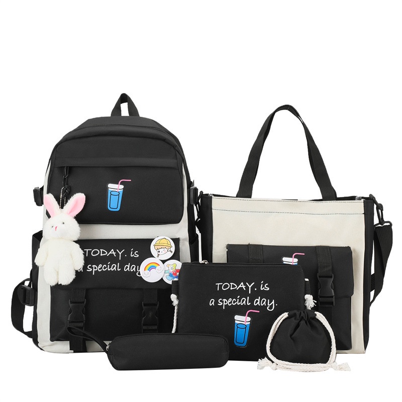 Combo Balo 4 Món Đi Học, Balo Thời Trang - SET CHIẾC LY TODAY