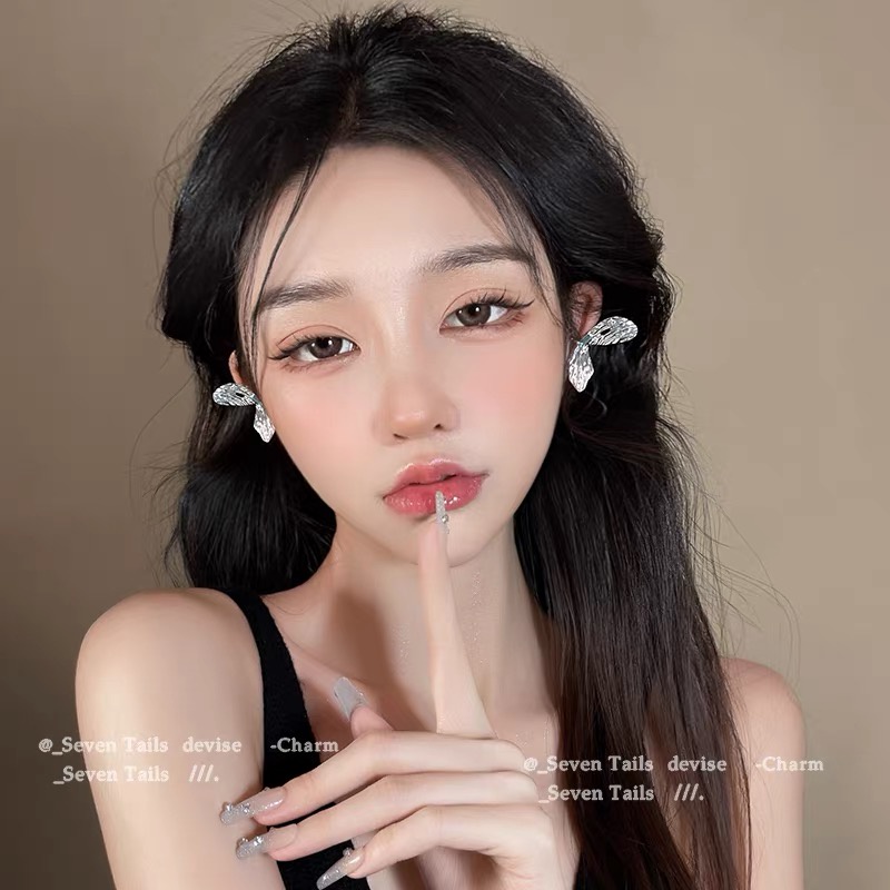 Khuyên Kẹp Vành Tai Không Xỏ Hình Nơ Thời Trang Mùa Hè Cao Cấp