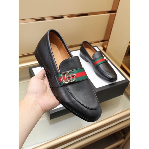 Giày tây lười nam da bò cao cấp Gucci GC 2022 giày tây công sở