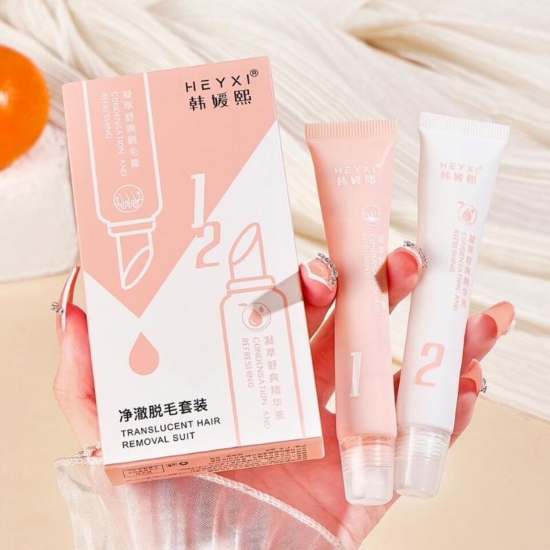 Kem Tẩy Lông Heyxi Chính Hãng Kem Tẩy Lông Body Vùng Kín An Toàn Không Đau Không Kích Ứng Da Tặng Kèm Kem Dưỡng Da