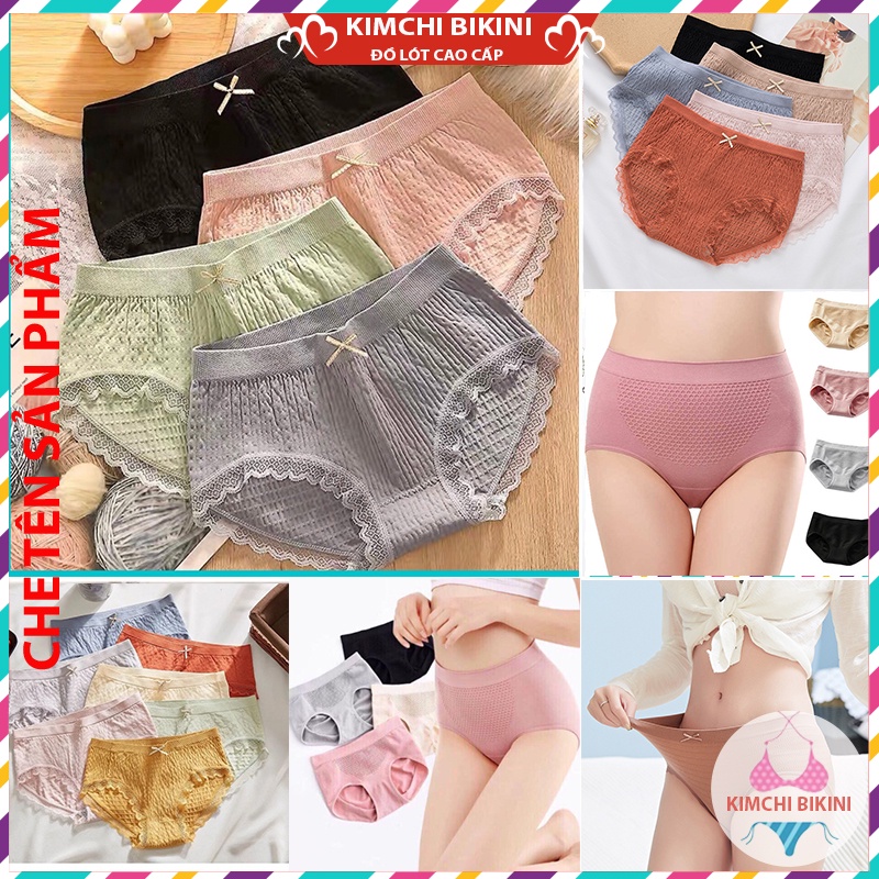 Quần lót chục cotton vải mềm ôm bụng nâng mông KIMCHIBIKINI quần lót nhiều mẫu mã đa dạng được chị em hay dùng