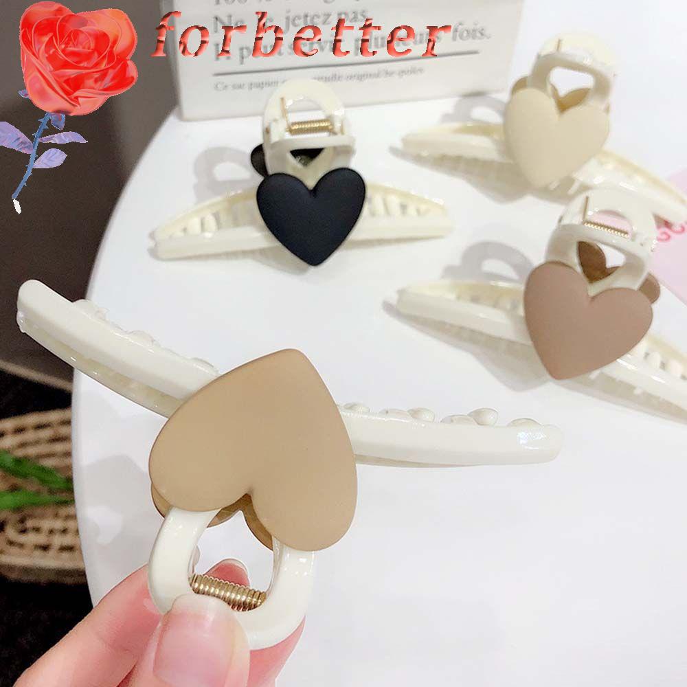 Kẹp Tóc Hình Trái Tim Lớn Nhiều Màu Thời Trang Hàn Quốc Cho Nữ