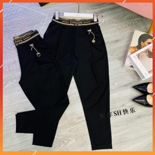 Quần baggy công sở/ quần baggy nữ cạp chun màu đen chất vải UMi dáng Quần bom bo gấu cạp chữ siêu co giãn XM ThuVu