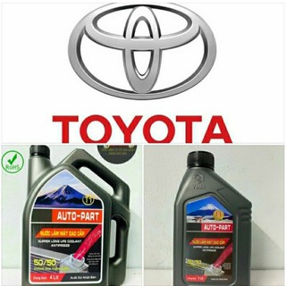 Nước giải nhiệt động cơ ô tô Toyota bình 1L, 4L(Quà tặng)  Yuri -Nhật Bản