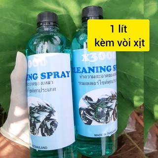 Dung dịch siêu tẩy x3000 ( Làm sạch lốc xe máy, đầu bò, sắt, thép, inox, kính...)